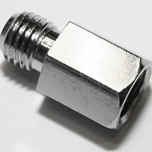 Adaptateur de rétroviseur HIGHSIDER smart M10 filetage à droit M10 – chromé