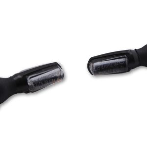 Feu arrière/clignotant LED HIGHSIDER smart Spark 3en1 homologué – verre fumé – la paire