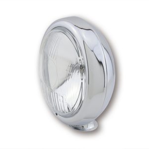 Feu avant HIGHSIDER smart – 4 1/2 pouces – boîtier plat – homologué E – chromé – à l&rsquo;unité