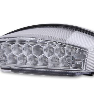 Feu arrière LED HIGHSIDER smart Monster homologué – verre transparent – l&rsquo;unité