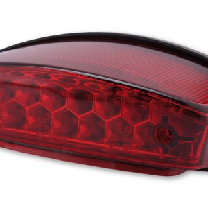 Feu arrière LED HIGHSIDER smart Monster homologué – verre rouge – l&rsquo;unité