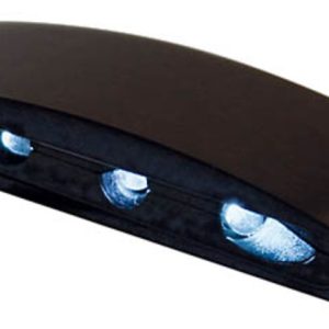 Éclairage de plaque LED HIGHSIDER smart Micro avec boîtier aluminium – noir – à l&rsquo;unité