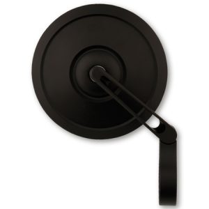 Rétroviseur d’embout de guidon HIGHSIDER pro Retro court – noir