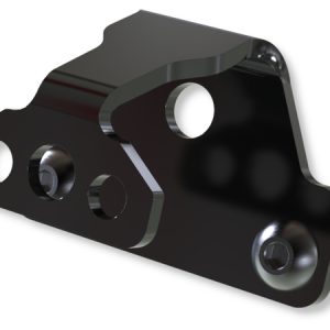 Support de plaque HIGHSIDER pro avec éclairage de plaque – S – noir – à l&rsquo;unité