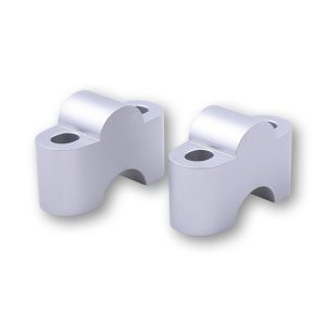 Réhausses de pontet de guidon HIGHSIDER pro 25mm – argent