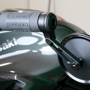 Rétroviseur d’embout de guidon HIGHSIDER pro Nova-Run court – noir