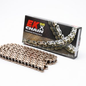 Chaine de transmission EK CHAIN 530 MVXZ2 – Joints Qx-Ring – attache à riveter