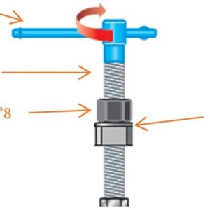 Jeu de pièces détachées NTN K1 pour kit extracteur de roulements 5-44