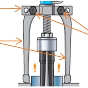 Jeu de pièces détachées NTN K2 pour kit extracteur de roulements 5-44