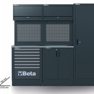 Combinaison d’ameublement d’atelier RSC50 2.0 BETA TOOLS avec 223 outils