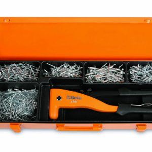 Pince à riveter BETA TOOLS avec assortiment de 700 rivets en aluminium