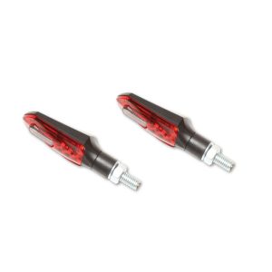 Clignotants LED HIGHSIDER smart ARROWHEAD 3in1 feu arrière/feu de stop – teinté / rouge