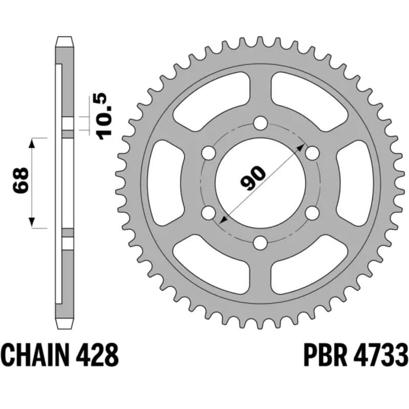 Couronne PBR Acier Standard – 428