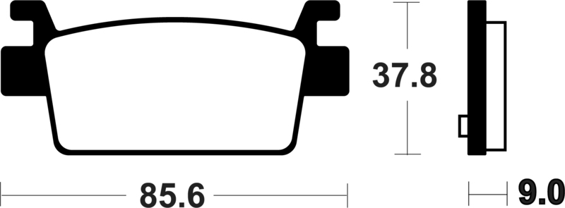 Plaquettes de frein TECNIUM Scooter organique – ME497