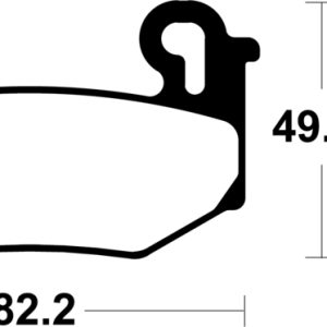 Plaquettes de frein TECNIUM Performance métal fritté – MF504
