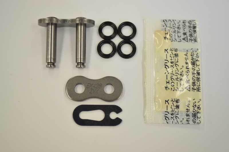 Attache de chaine EK CHAIN 428 ZVX – Joints Qx-Ring – attache rapide type clip