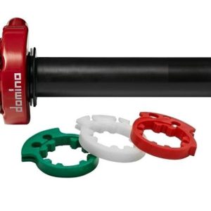 Poignée de gaz courte DOMINO série Racing XM2 – rouge