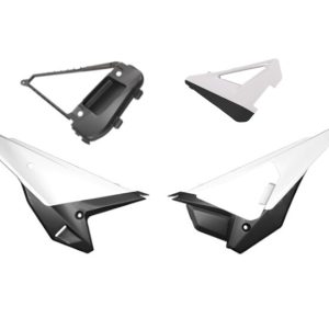 Kit plaques latérales RACETECH Revolution – blanc