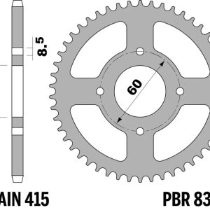 Couronne PBR acier standard – 415