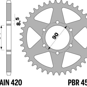 Couronne PBR acier standard – 420