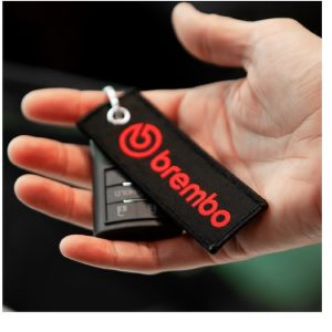 Porte-clés BREMBO en polyester tissé