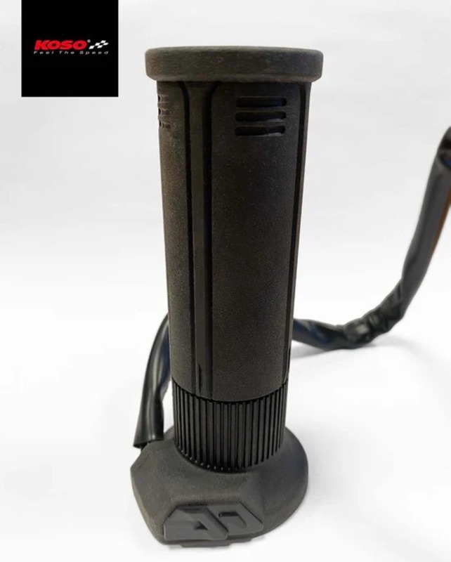 Poignées chauffantes KOSO avec interrupteur (Type HG13) gauche 7/8 pouces