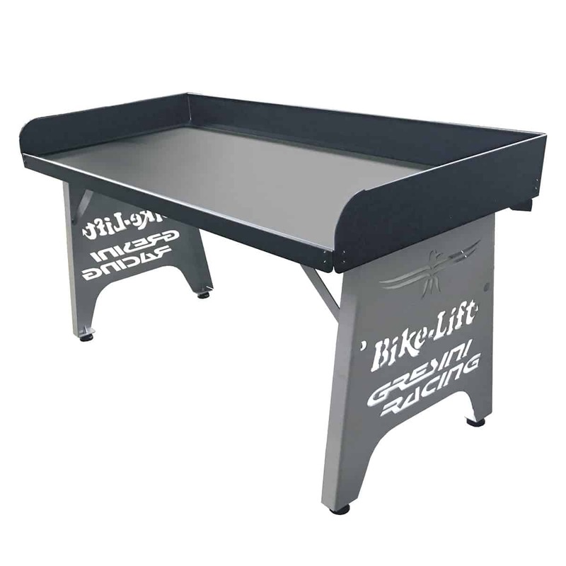 Table de paddock BIKE LIFT aluminium – pieds repliables