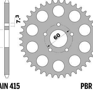 Couronne PBR acier standard – 415