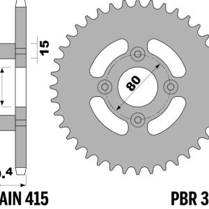 Couronne PBR acier standard – 415