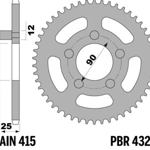Couronne PBR acier standard – 415