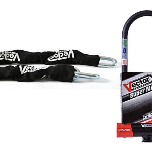 Kit antivol VECTOR Antivol U SuperMax L2 Ø16mm + Chaîne Ø13mm / 1,1m