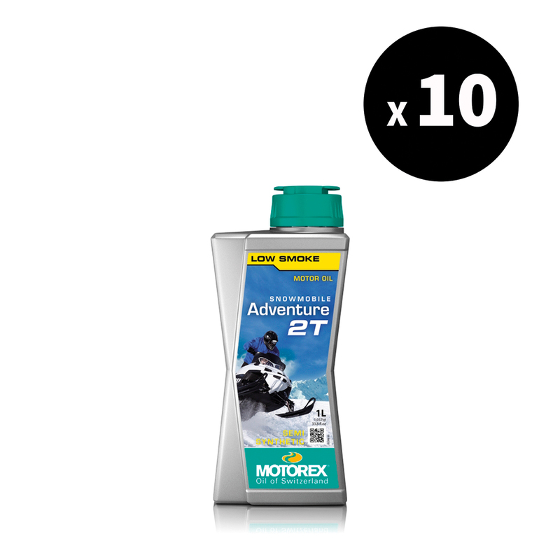 Huile moteur MOTOREX Snowmobile Adventure 2T – 1L (x10)