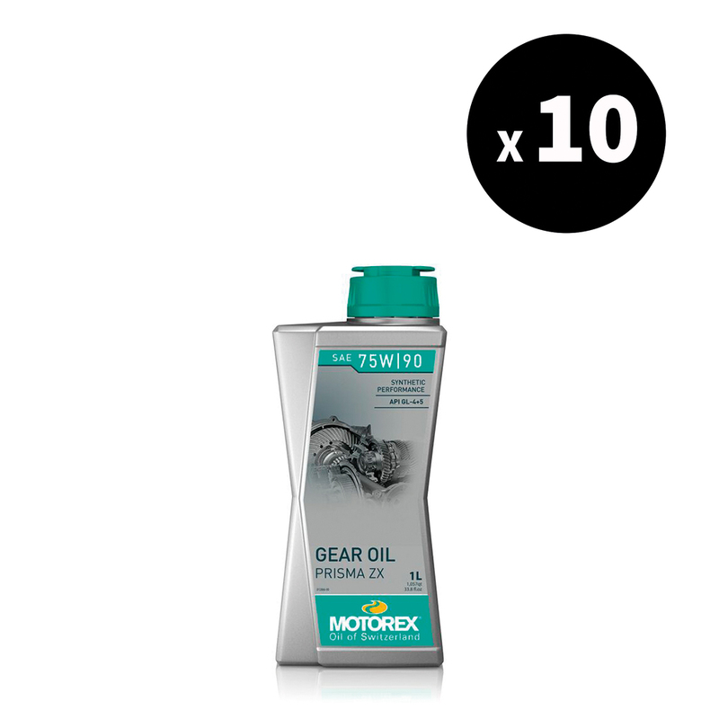 Huile de boîte de vitesses MOTOREX Prisma ZX Gear Oil – 75W90 – 1L (x10)