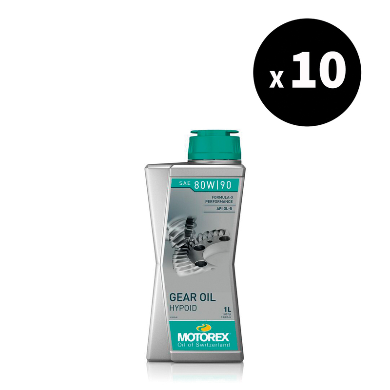 Huile de boîte de vitesses MOTOREX Hypoid Gear Oil – 80W90 – 1L (x10)