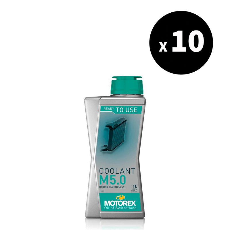 Liquide de refroidissement MOTOREX Coolant M5.0 – 1L (x10)