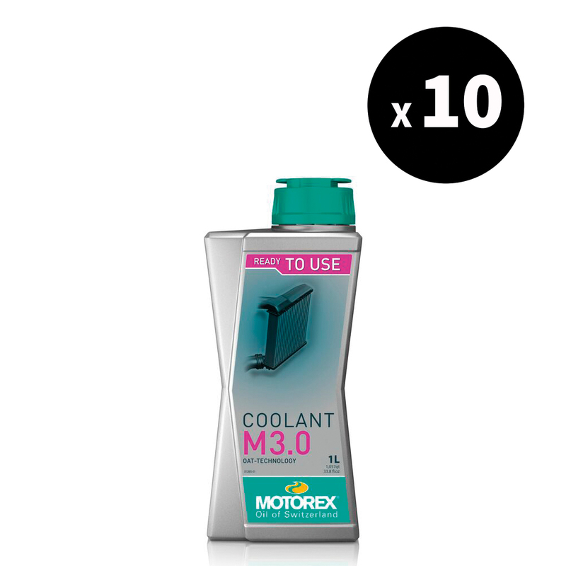 Liquide de refroidissement MOTOREX Coolant M3.0 – 1L (x10)