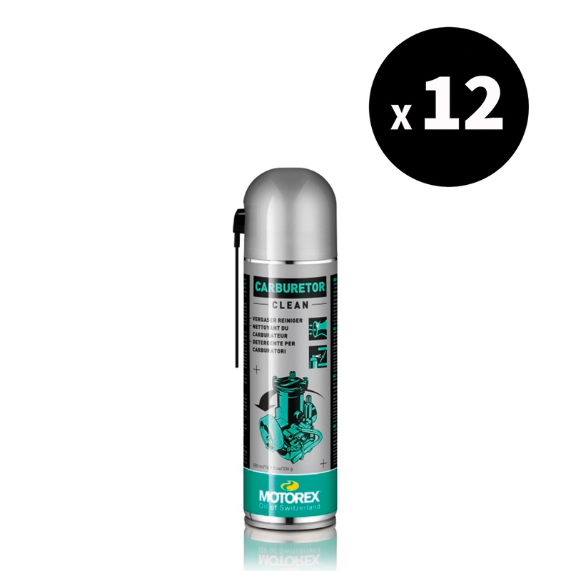 Nettoyant carburateur MOTOREX Carburetor Cleaner – spray 500ml (x12)