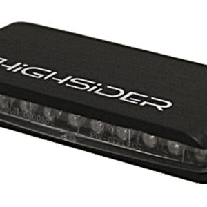 Clignotants LED HIGHSIDER pro – Stripe – noir/translucide – homologué E – la paire