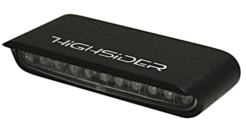 Clignotants LED HIGHSIDER pro – Stripe – noir/translucide – homologué E – la paire