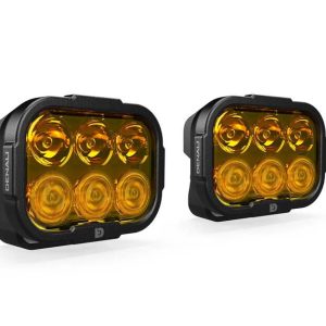 Kit d&rsquo;éclairage universel DL6 lentille orange avec câblage Premium