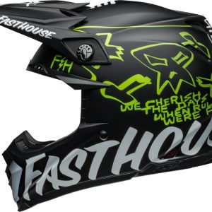 Casque BELL Moto-9S Flex – Fasthouse MC Core Matte Black/Yellow