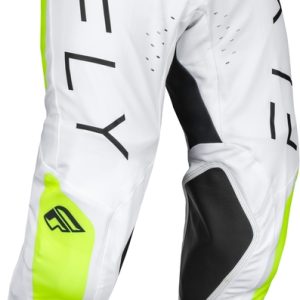 Pantalon FLY RACING Evolution DST – blanc/jaune fluo