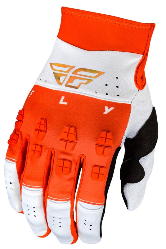 Gants FLY RACING Evolution DST Podium – rouge/blanc/Red Iridium