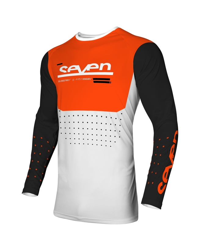 Maillot SEVEN Vox Aperture – blanc/orange