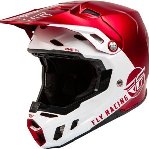 Casque FLY RACING Formula CC Centrum Rouge Metallic/Blanc M