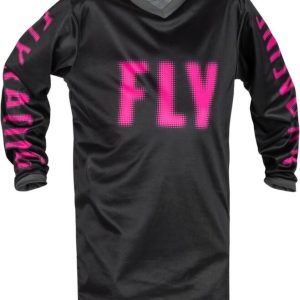 Maillot enfant FLY RACING F-16 – Noir/Rose
