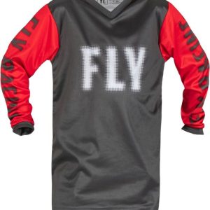 Maillot enfant FLY RACING F-16 – gris/rouge