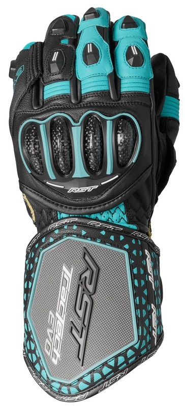 Gants femme RST TracTech Evo 4 – noir/aqua/gris