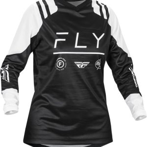 Maillot femme FLY RACING F-16 – noir/blanc