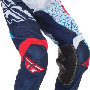 Pantalon infantil FLY RACING Kinetic Trifecta Mesh – rouge/blanc/Azul